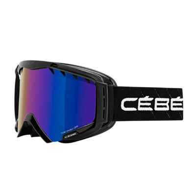 Women's Cebe Goggles - Cebe Hurricane L Goggles. Black - Brown Flash Blue Women's Cebe Goggles - Cebe Hurricane L Goggles. Black - Brown Flash Blue